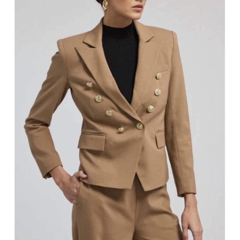 NEW GENERATION LOVE amelia suiting blazer in camel - Picture 1 of 2